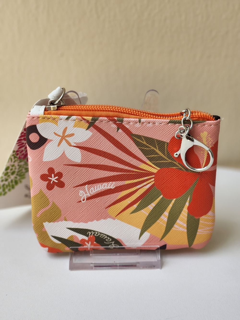Floral Tropical Zip Pouch Trio - Pink, Multicolor, Blue - Picture 2 of 9